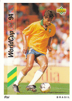 Rai Brazil Upper Deck World Cup 1994 Preview Ita/Spa #26